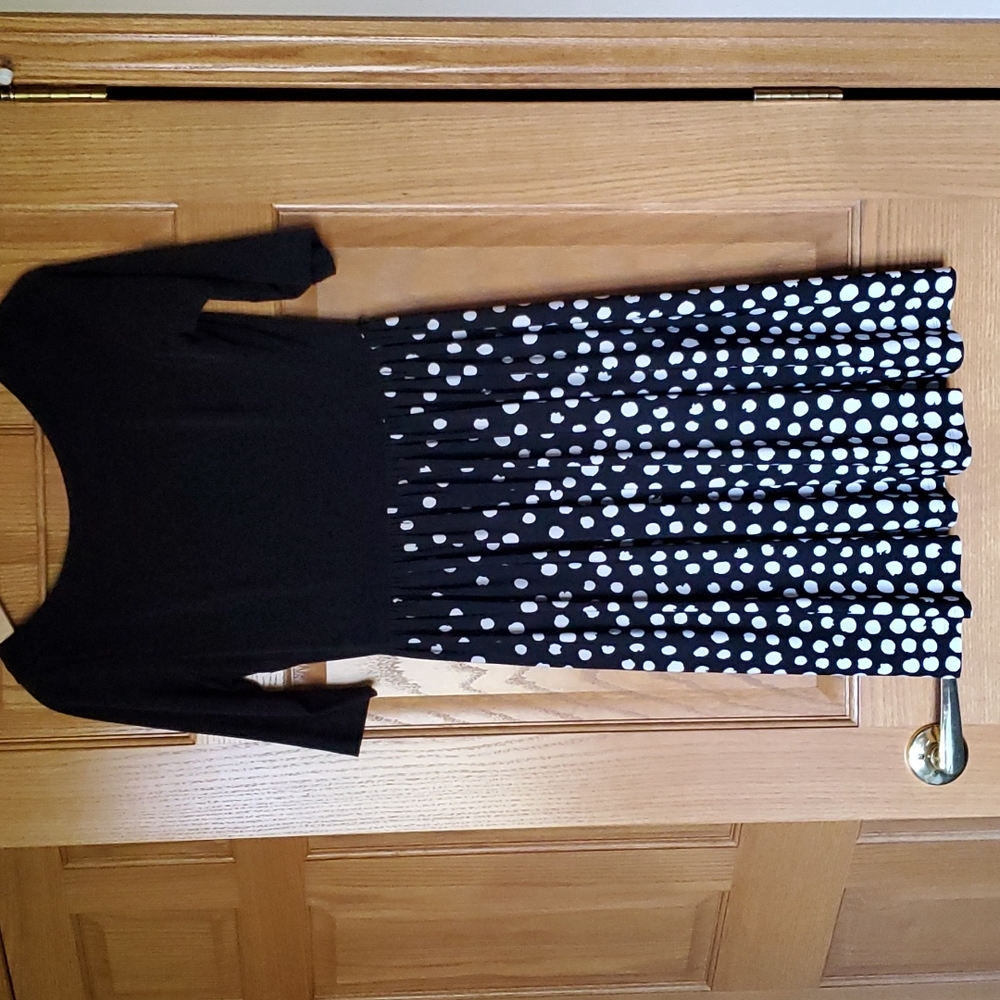 Jessica Howard dress with polka dot skirt